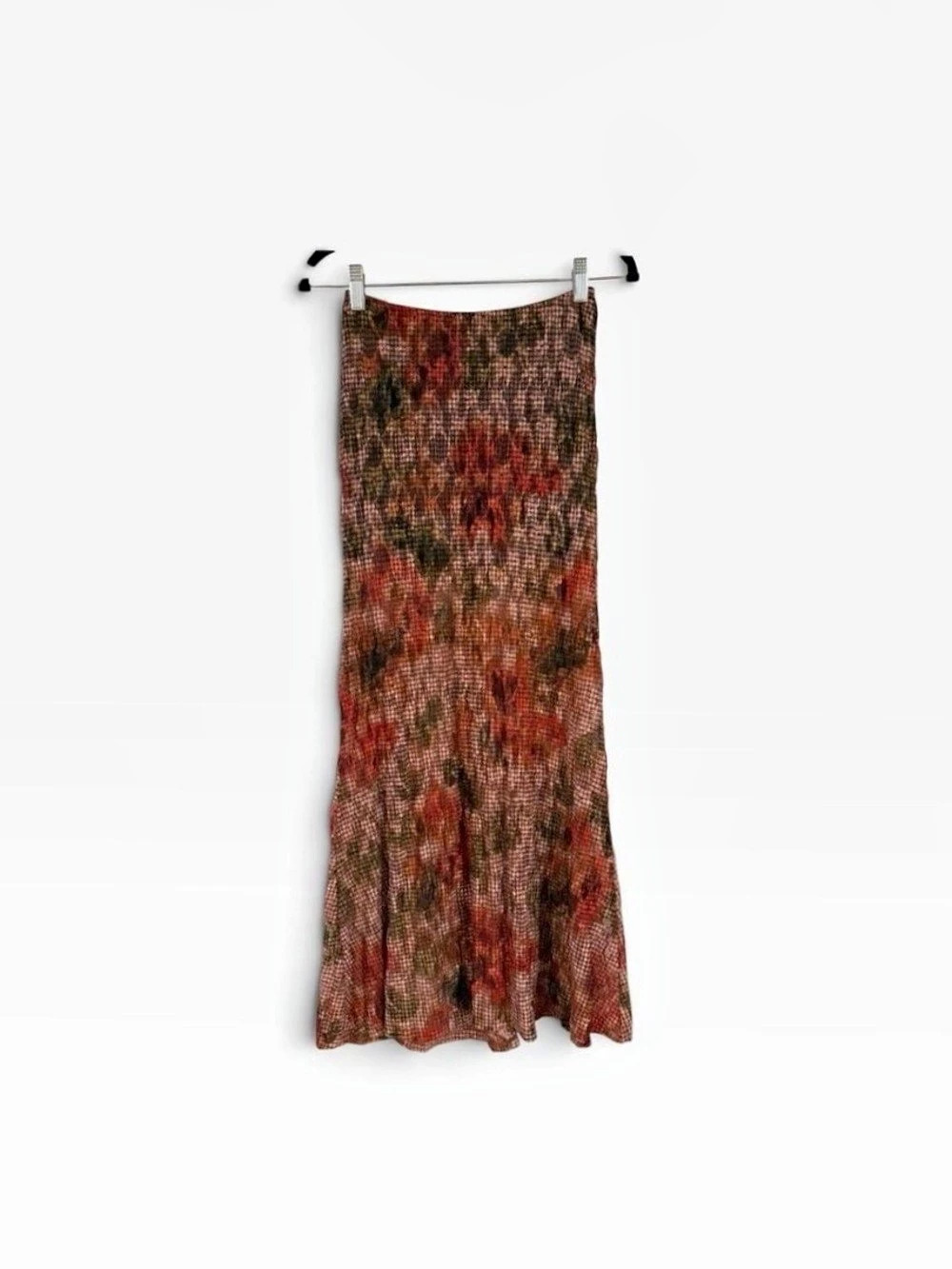 GB Gianni Bini Abstract Floral Lace Maxi Skirt Sz XS NWT lined